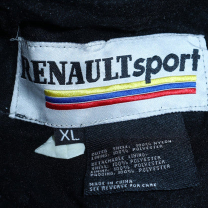 Renaultsport Men’s Black XL Nylon Parka Jacket Hooded Lined
