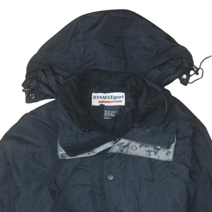 Renaultsport Men’s Black XL Nylon Parka Jacket Hooded Lined