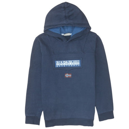 Womens UK Size 12 Napapijri Blue Pullover Hoodie