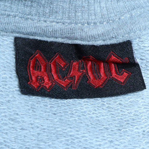 Womens UK Size 14 AC/DC Grey Pullover Sweatshirt