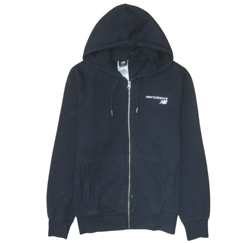 Womens UK Size M New Balance Black Full Zip Hoodie