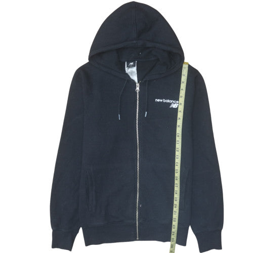 Womens UK Size M New Balance Black Full Zip Hoodie