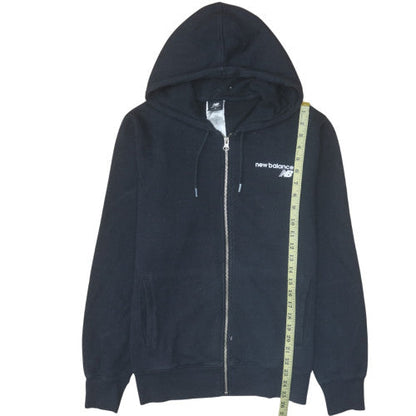 Womens UK Size M New Balance Black Full Zip Hoodie