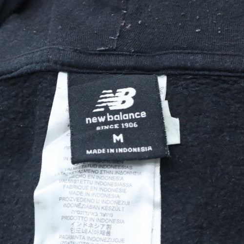 Womens UK Size M New Balance Black Full Zip Hoodie