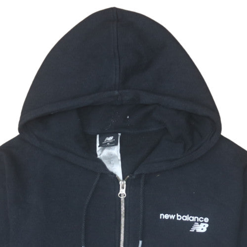 Womens UK Size M New Balance Black Full Zip Hoodie