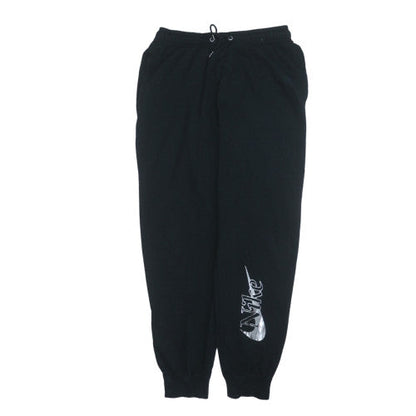 Nike Men’s Black Sweatpants M Regular Fit Tapered Fleece