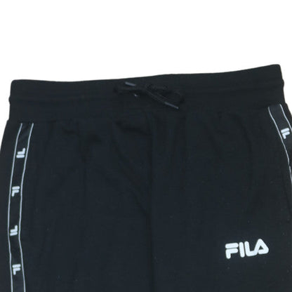 FILA Mens Black XL Jogger Sweatpants with Logo Tape Detail