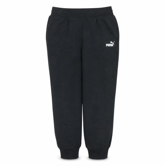 Puma Womens Black Fleece Jogger Trousers Size M