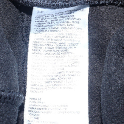 Puma Womens Black Fleece Jogger Trousers Size M