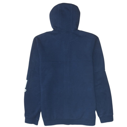 Mens UK Size S adidas Blue Full Zip Hoodie