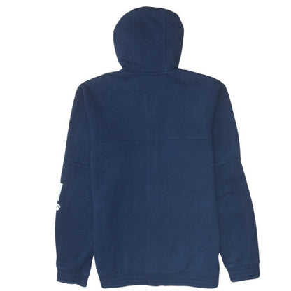 Mens UK Size S adidas Blue Full Zip Hoodie
