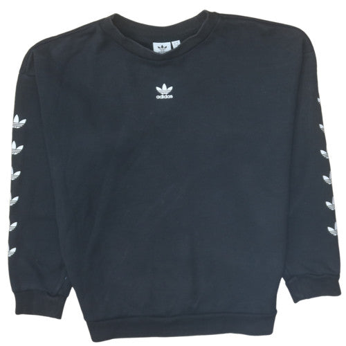 Womens UK Size 8 adidas Black Pullover Sweatshirt