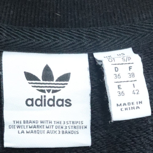 Womens UK Size 8 adidas Black Pullover Sweatshirt