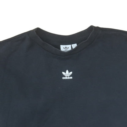 Womens UK Size 8 adidas Black Pullover Sweatshirt