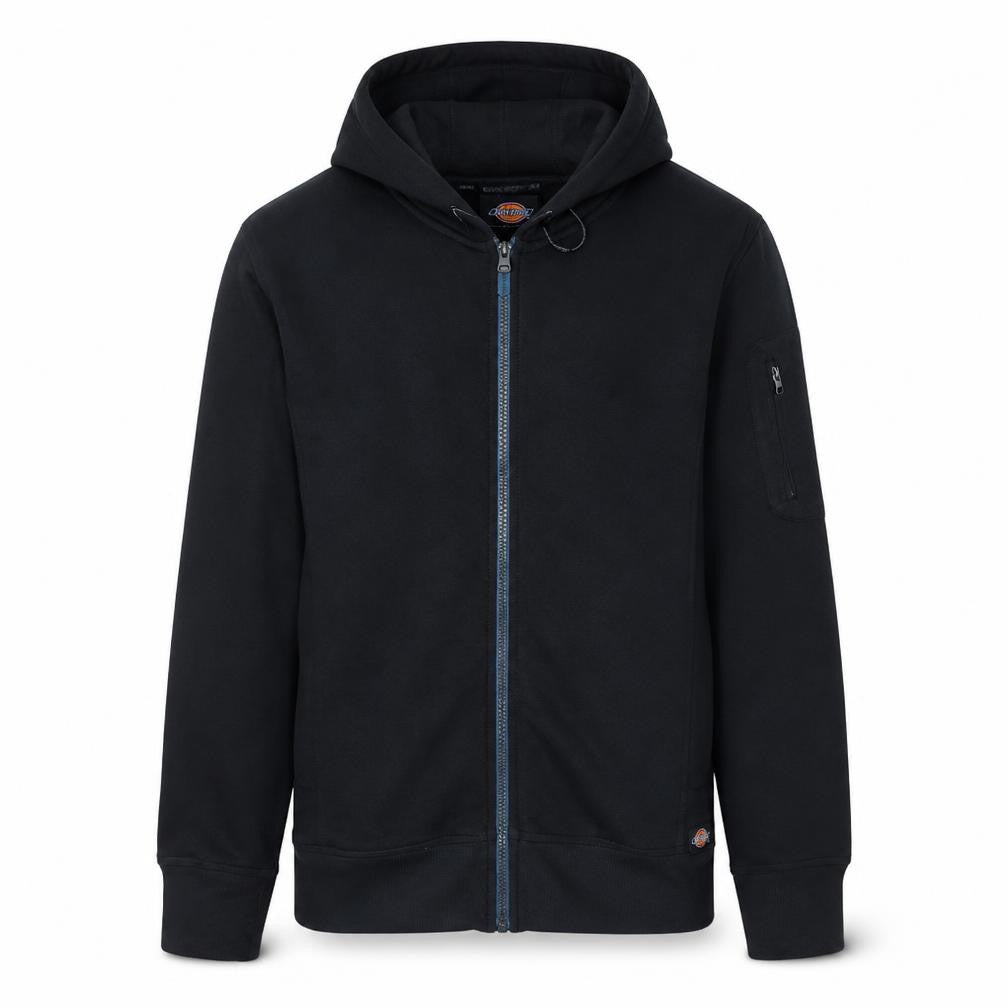 Mens UK Size S Dickies Black Full Zip Hoodie