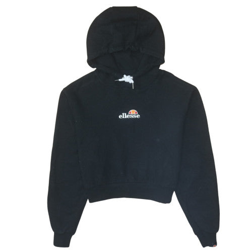 Womens UK Size 14 ellesse Black Pullover Hoodie