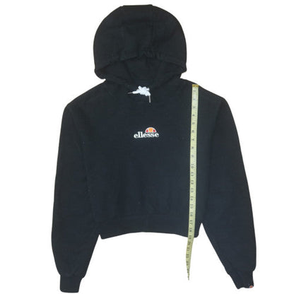 Womens UK Size 14 ellesse Black Pullover Hoodie