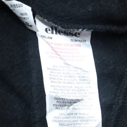 Womens UK Size 14 ellesse Black Pullover Hoodie