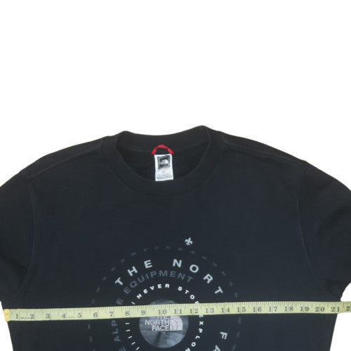 Mens UK Size M The North Face Black Pullover Sweatshirt