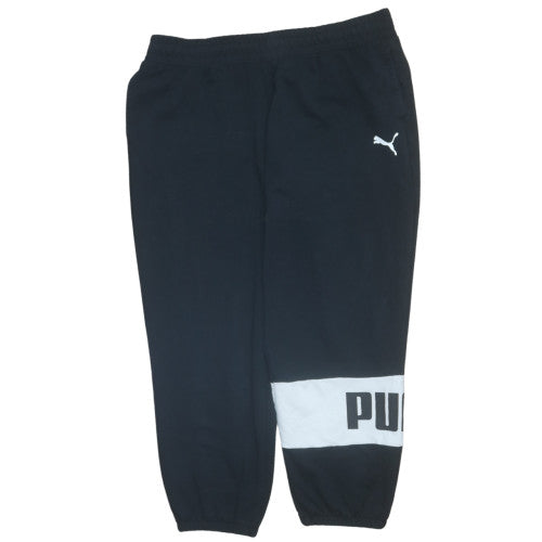 Womens UK Size XL PUMA Regular Fit Jogger Black Trousers