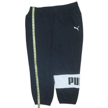 Womens UK Size XL PUMA Regular Fit Jogger Black Trousers