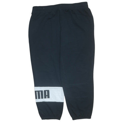 Womens UK Size XL PUMA Regular Fit Jogger Black Trousers