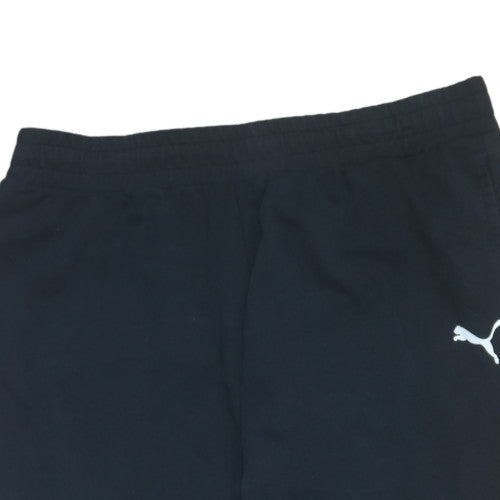 Womens UK Size XL PUMA Regular Fit Jogger Black Trousers