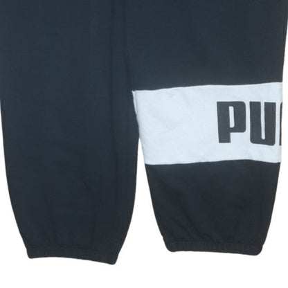 Womens UK Size XL PUMA Regular Fit Jogger Black Trousers