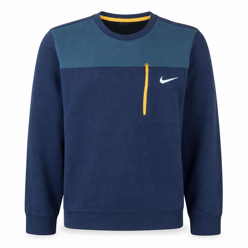 Mens UK Size L Nike Blue Pullover Sweatshirt