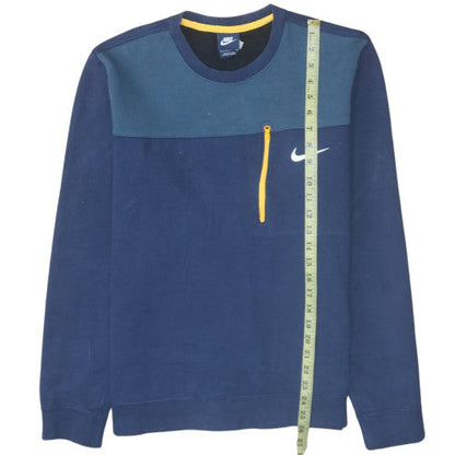 Mens UK Size L Nike Blue Pullover Sweatshirt