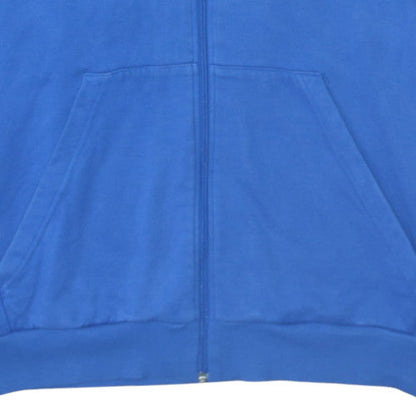 Mens UK Size 2XL adidas Blue Full Zip Hoodie