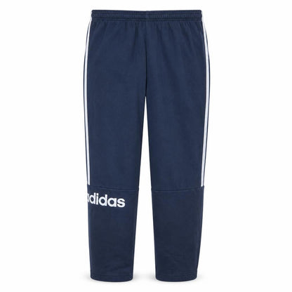 adidas Men's Blue Regular Fit Tapered Sweatpants M