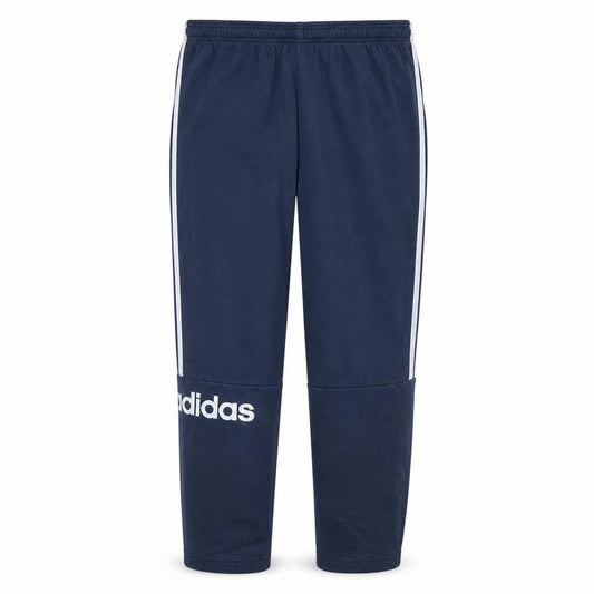 Front view of adidas Men's Blue Regular Fit Tapered Sweatpants M