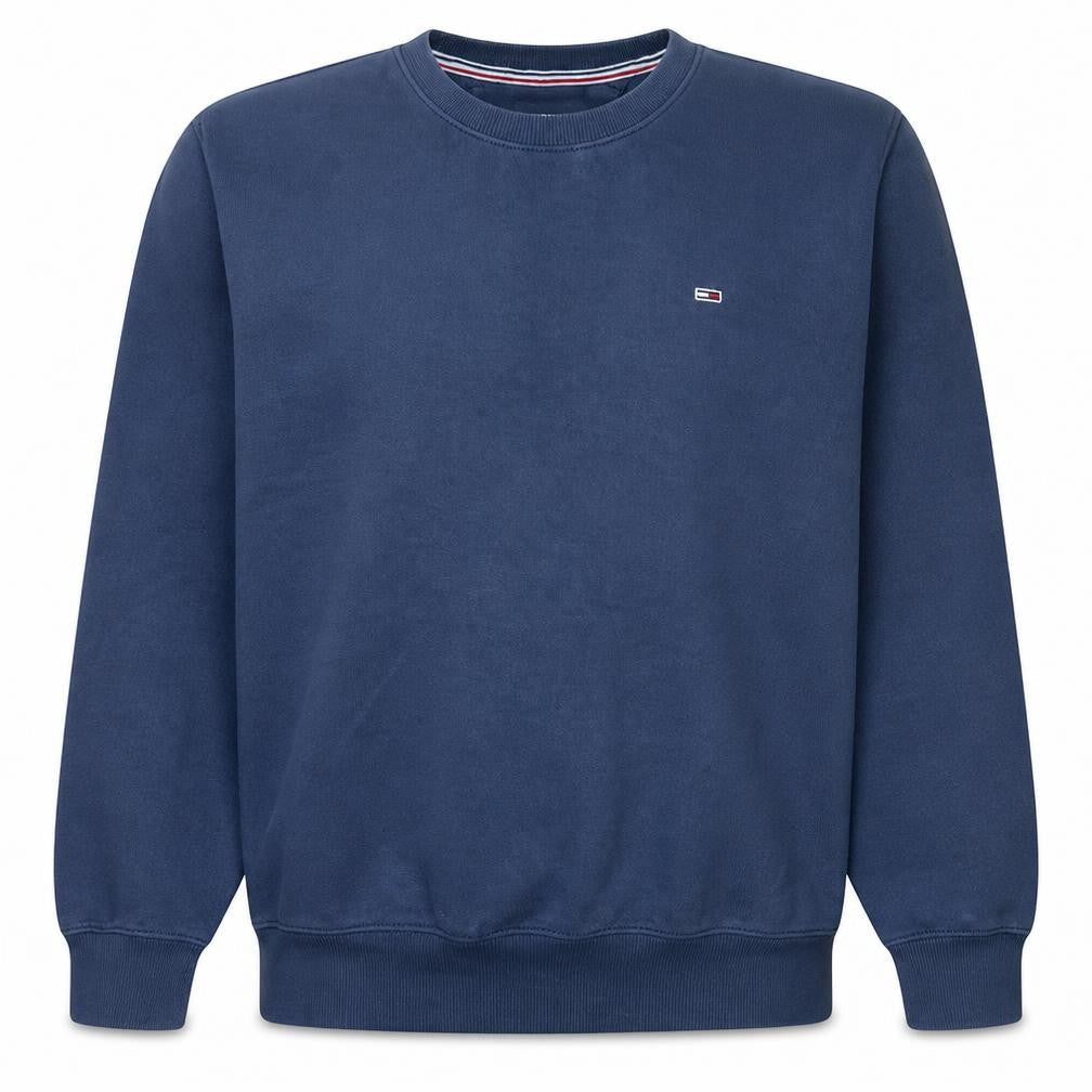 Mens UK Size 2XL Tommy Jeans Blue Pullover Sweatshirt
