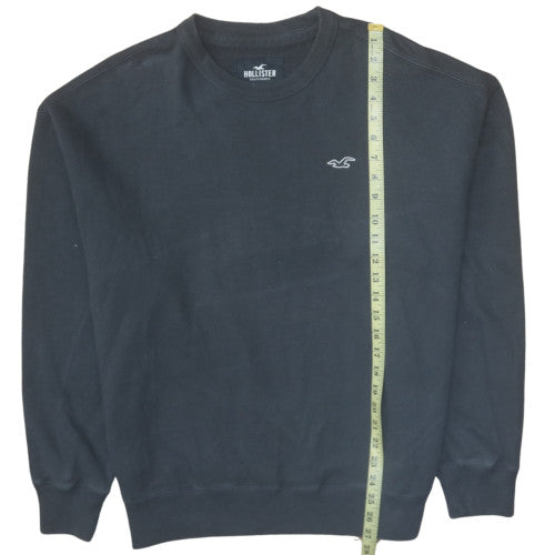 Mens UK Size L Hollister Black Pullover Sweatshirt