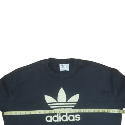Womens UK Size 12 adidas Black Pullover Sweatshirt