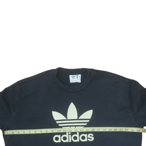 Womens UK Size 12 adidas Black Pullover Sweatshirt