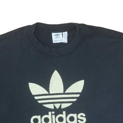 Womens UK Size 12 adidas Black Pullover Sweatshirt