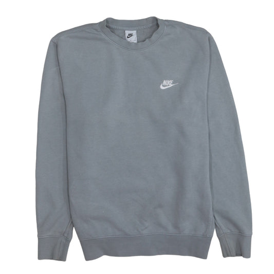 Womens UK Size S Nike Grey Pullover Sweatshirt