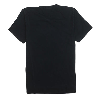 Adidas Men Black Sports T-Shirt M Short Sleeve Crew Neck