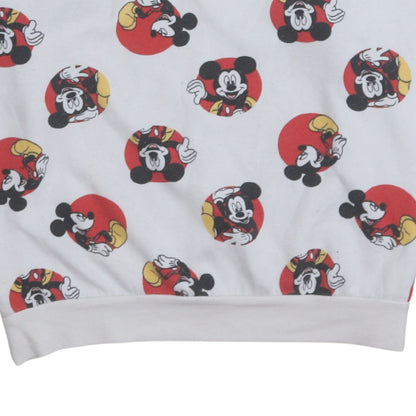 Womens UK Size 14/16 Disney White Pullover Sweatshirt