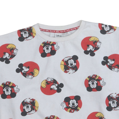 Womens UK Size 14/16 Disney White Pullover Sweatshirt