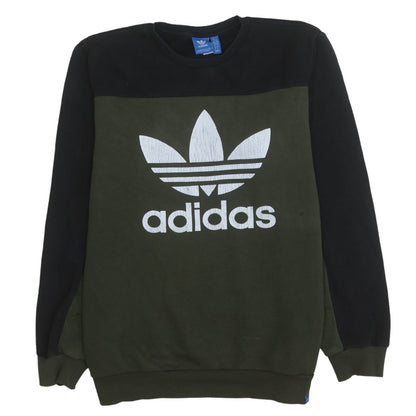 Mens UK Size L adidas Green Pullover Sweatshirt