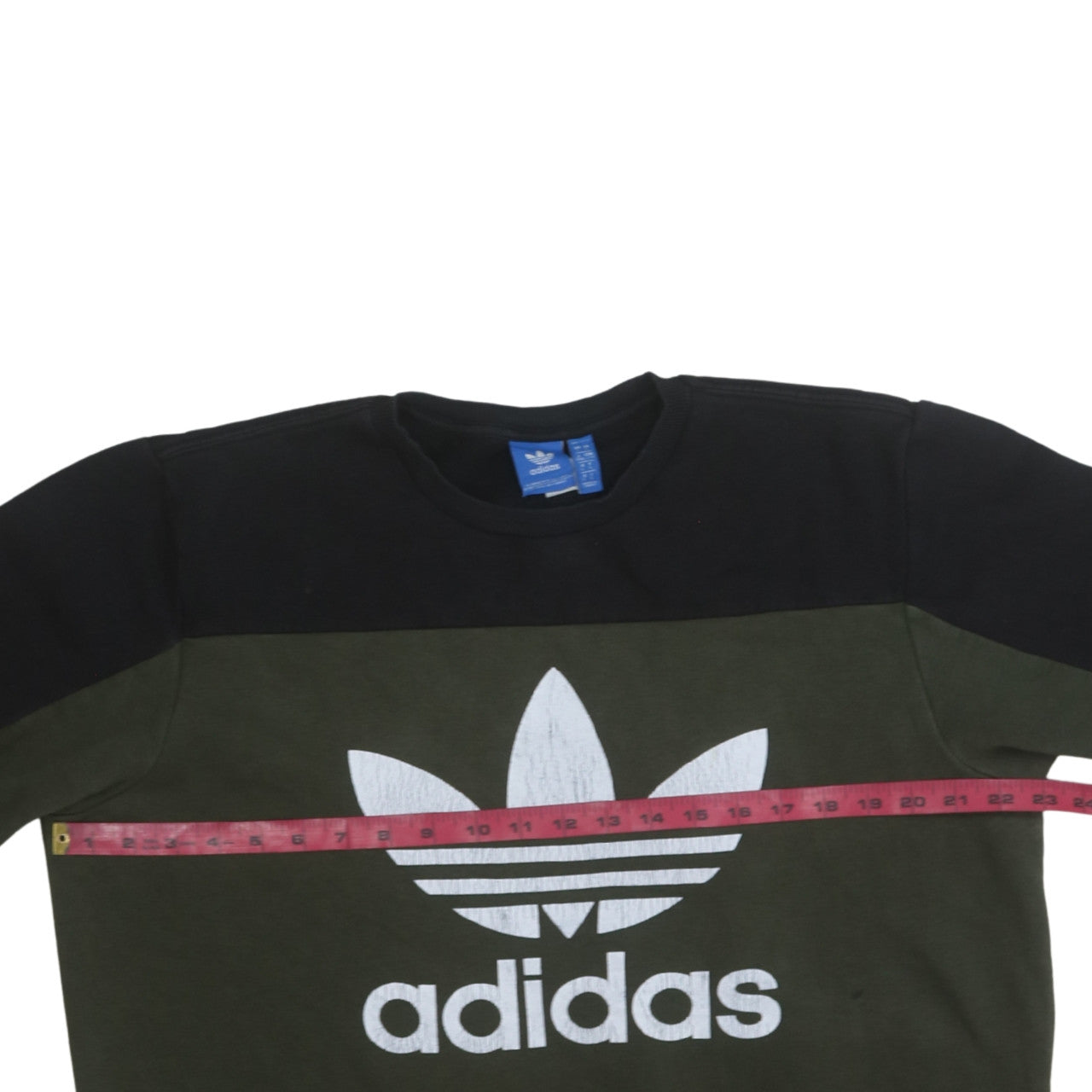 Mens UK Size L adidas Green Pullover Sweatshirt