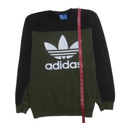 Mens UK Size L adidas Green Pullover Sweatshirt