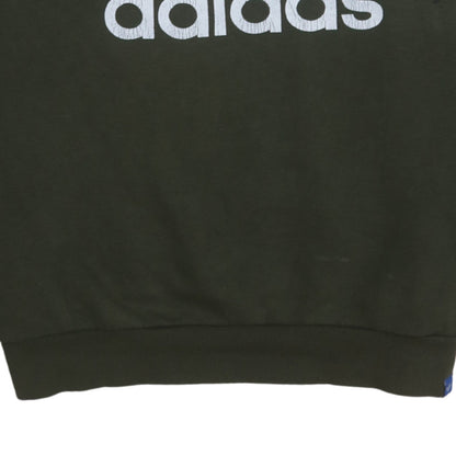 Mens UK Size L adidas Green Pullover Sweatshirt