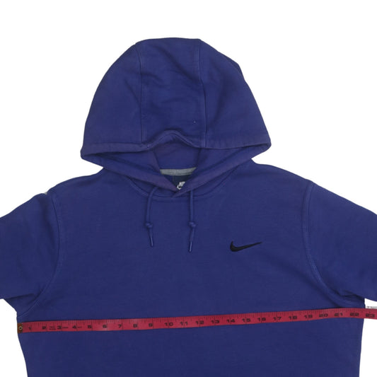 Womens UK Size M Nike Blue Pullover Hoodie