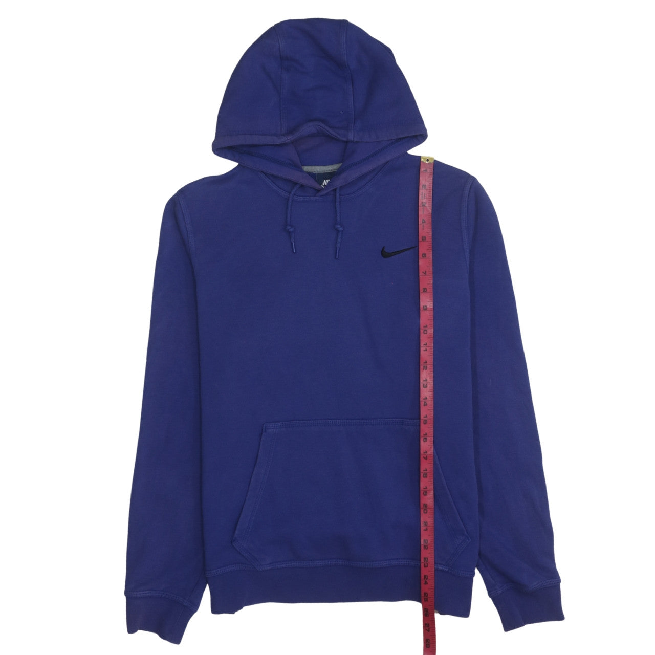 Womens UK Size M Nike Blue Pullover Hoodie