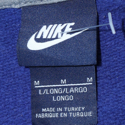 Womens UK Size M Nike Blue Pullover Hoodie