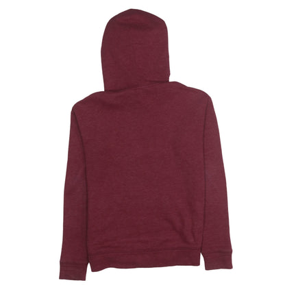 Womens UK Size XS Hollister Red Pullover Hoodie